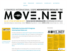 Tablet Screenshot of congreso-move.net